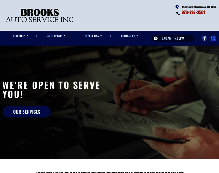 Brooksautoservice.com thumbnail