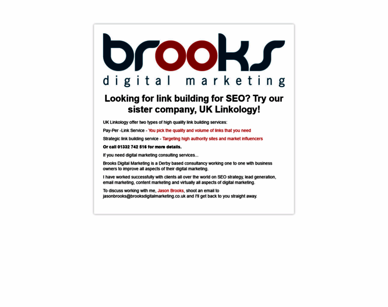 Brooksdigitalmarketing.co.uk thumbnail