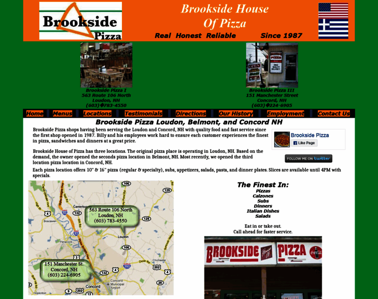 Brooksidepizza.com thumbnail
