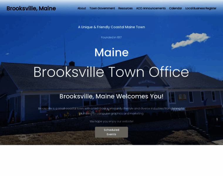 Brooksvillemaine.org thumbnail