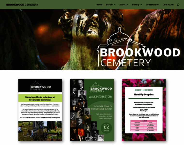 Brookwoodcemetery.com thumbnail