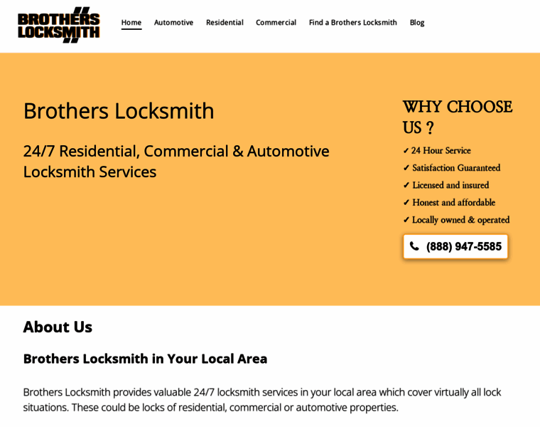 Brothers-locksmith.com thumbnail