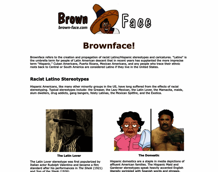 Brown-face.com thumbnail