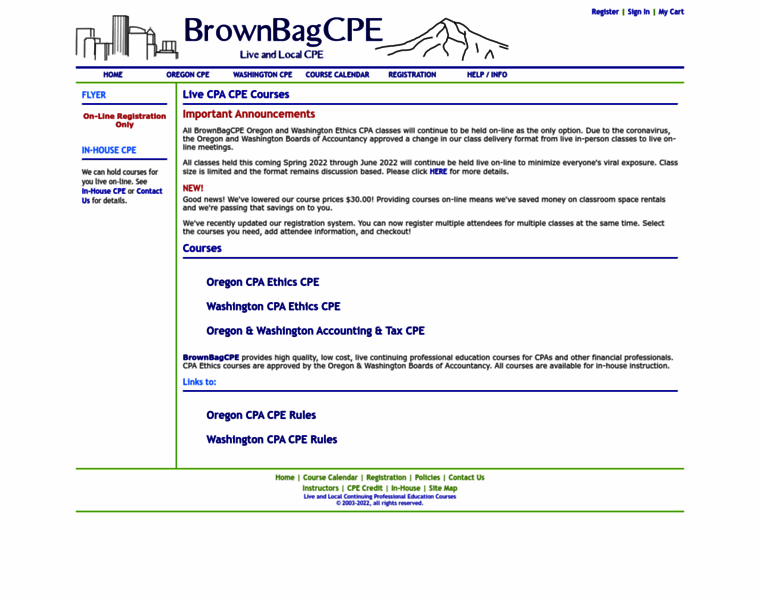 Brownbagcpe.com thumbnail