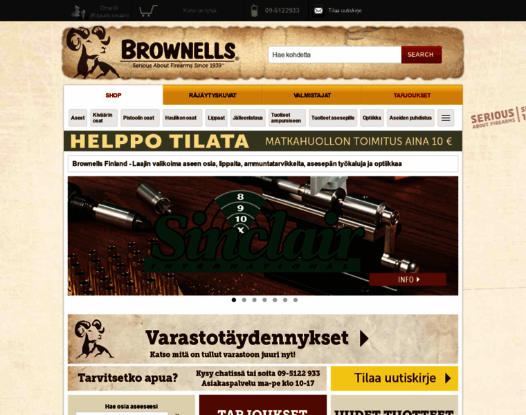 Brownells.fi thumbnail
