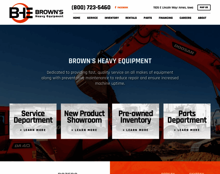 Brownsheavyequipment.com thumbnail