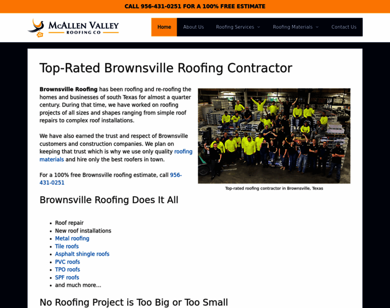Brownsvilleroofing.net thumbnail