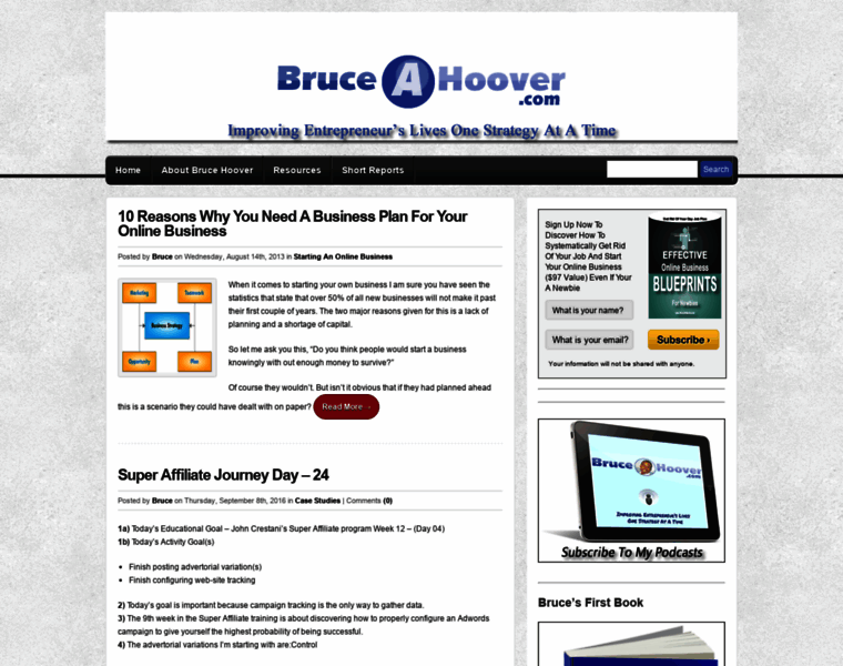 Bruceahoover.com thumbnail