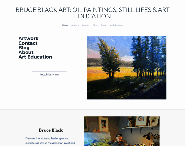 Bruceblackart.com thumbnail
