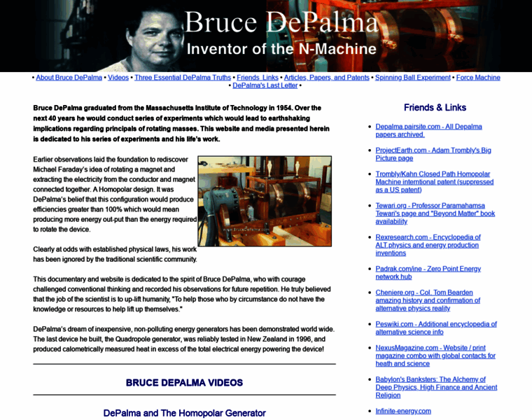 Brucedepalma.com thumbnail