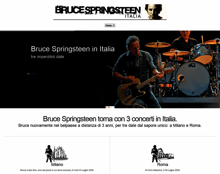 Brucespringsteenitalia.com thumbnail