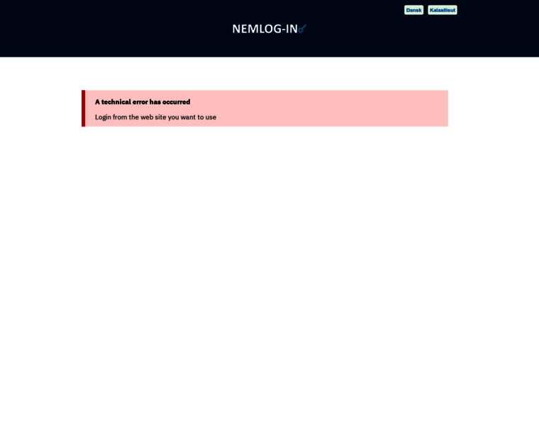 Brugeradministration.nemlog-in.dk thumbnail