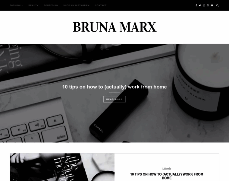 Brunamarx.com thumbnail