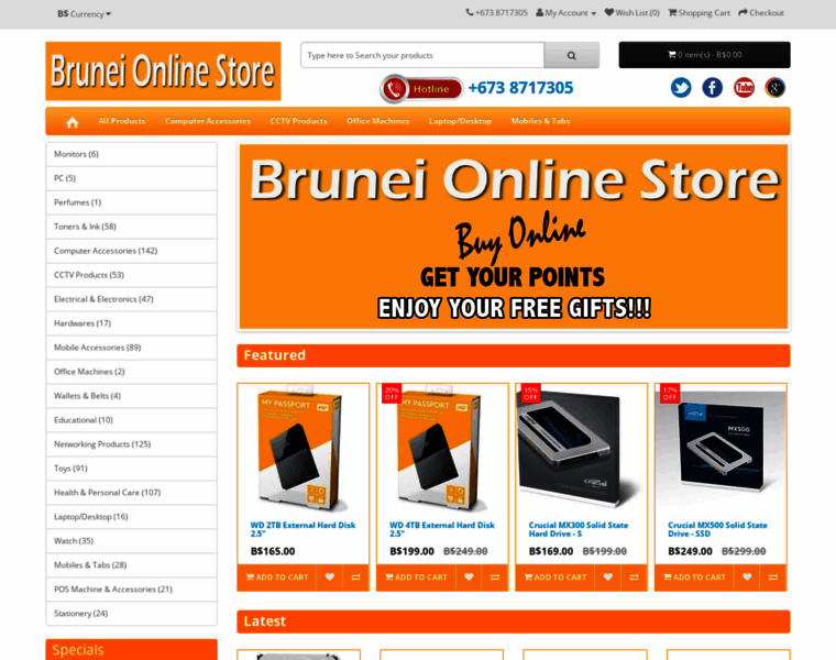 Bruneionlinestore.com thumbnail