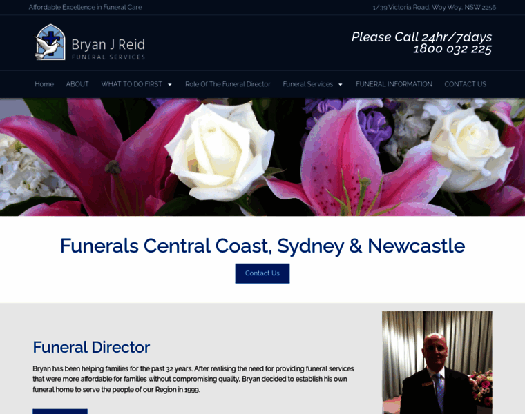 Bryanreidfuneralservices.com.au thumbnail