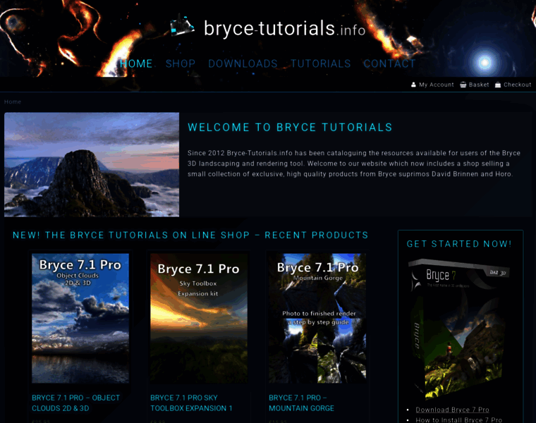 Bryce-tutorials.info thumbnail