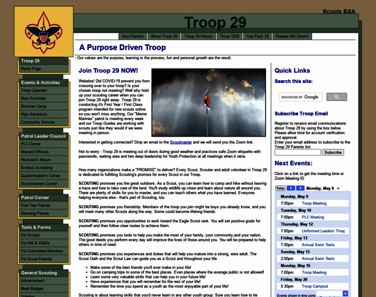Bsa-troop29.org thumbnail