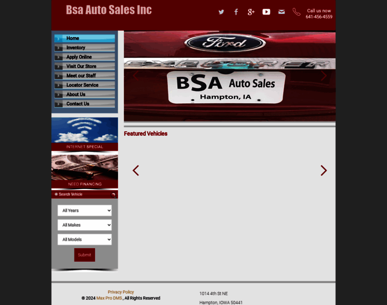 Bsaautosales.com thumbnail