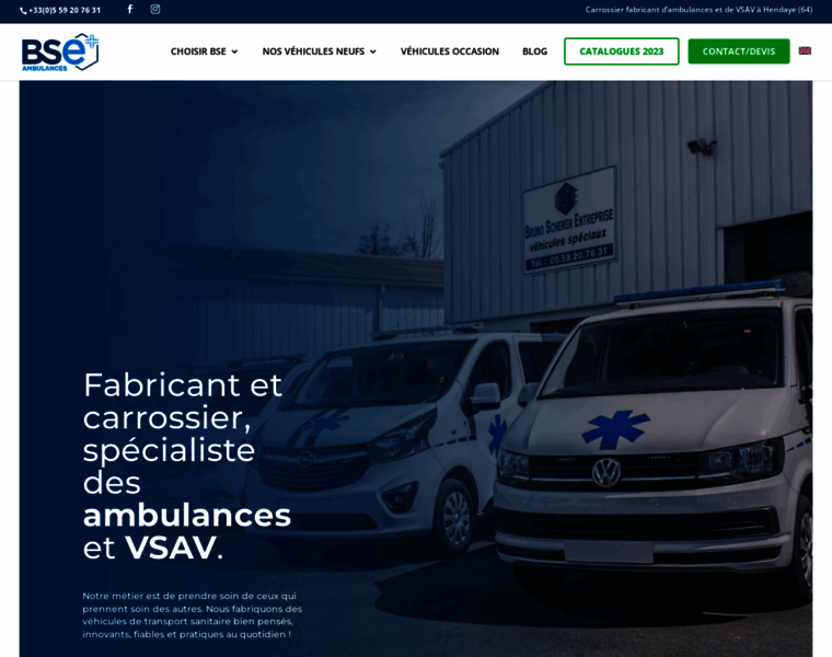 Bse-ambulances.com thumbnail