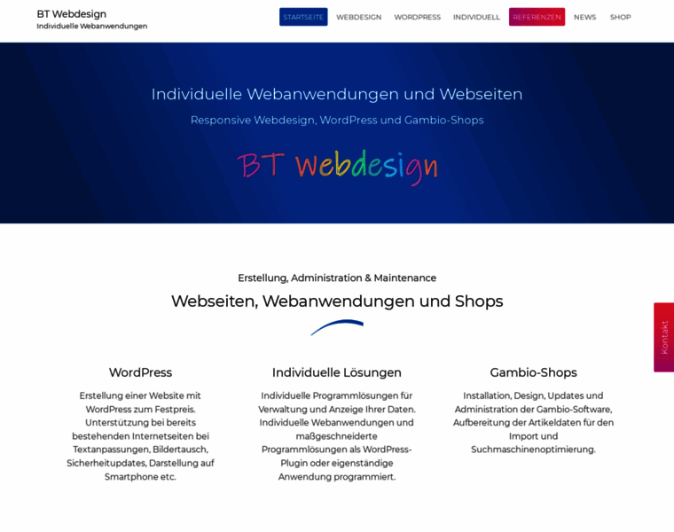 Bt-webdesign.de thumbnail