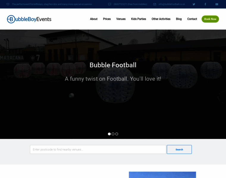 Bubblefootball.co.uk thumbnail