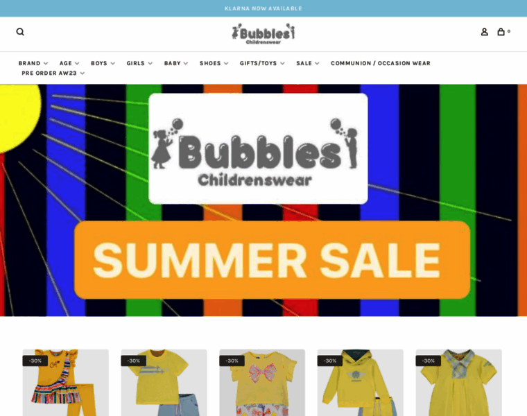 Bubbleskidsclothes.com thumbnail