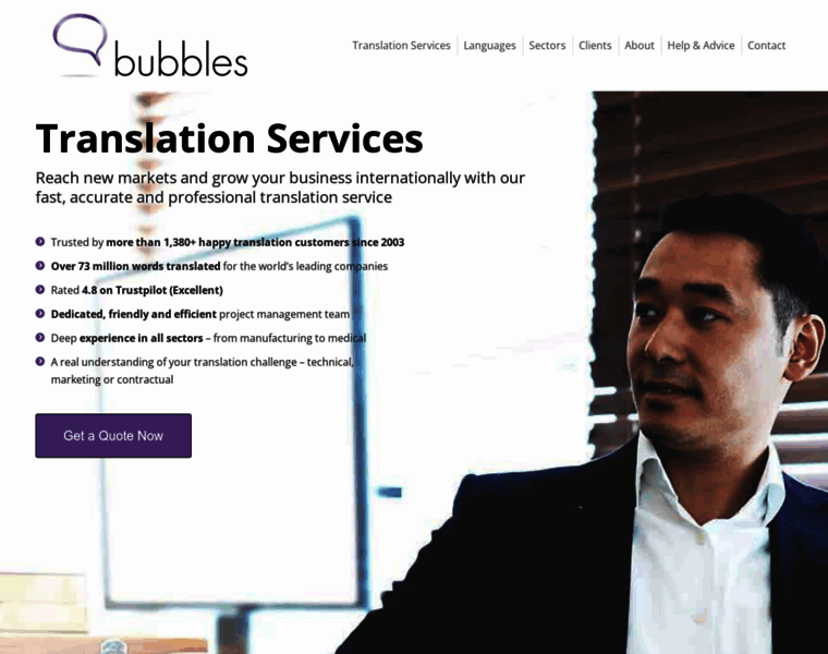 Bubblestranslation.com thumbnail