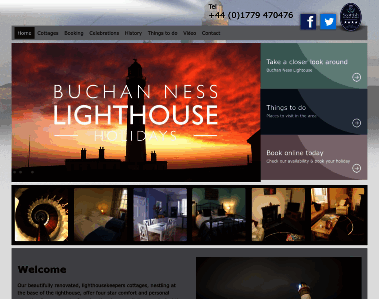 Buchannesslighthouseholidays.co.uk thumbnail