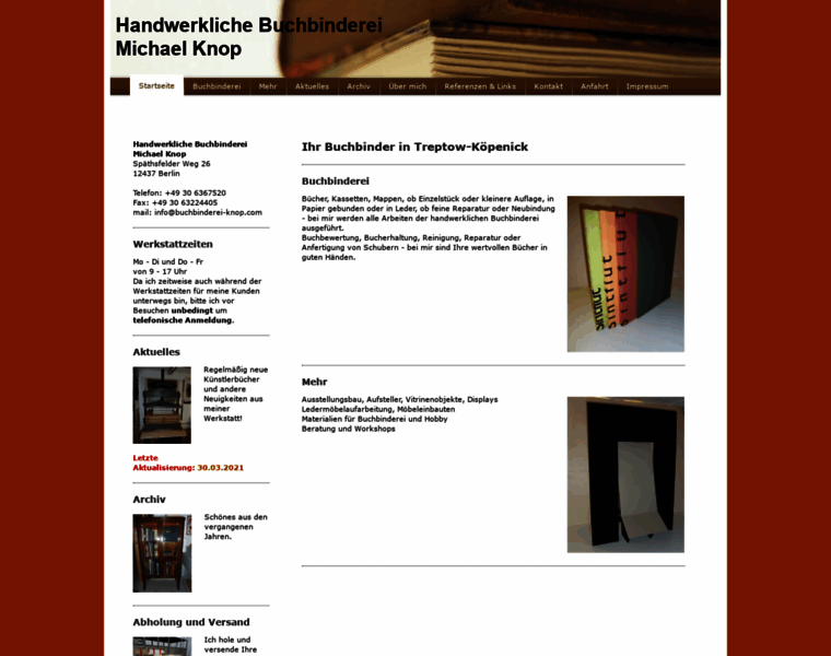 Buchbinderei-knop.com thumbnail