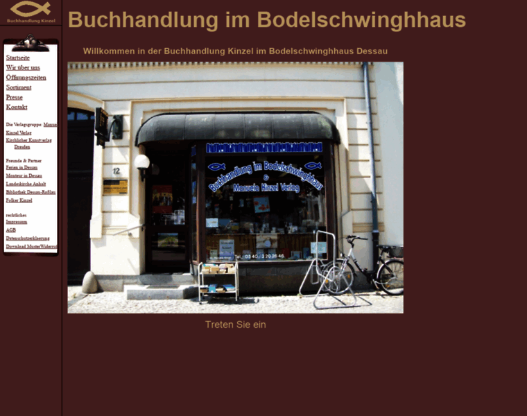 Buchhandlungkinzel.de thumbnail