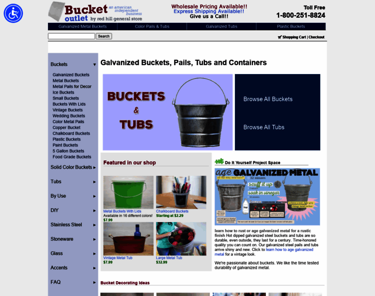 Bucket-outlet.com thumbnail