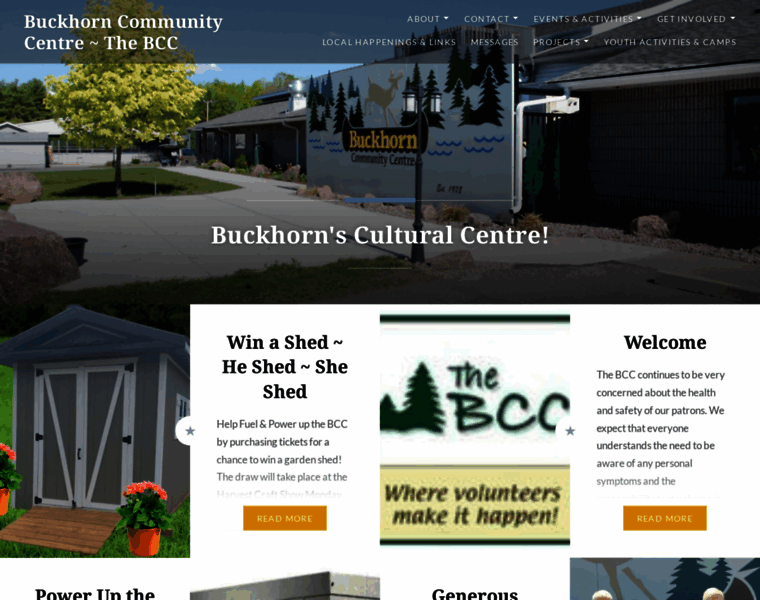 Buckhorncommunitycentre.com thumbnail