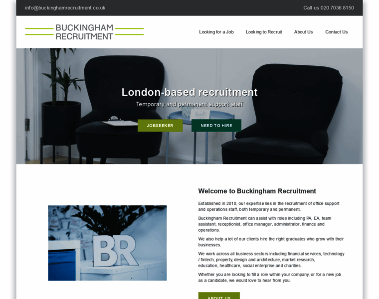 Buckinghamrecruitment.co.uk thumbnail