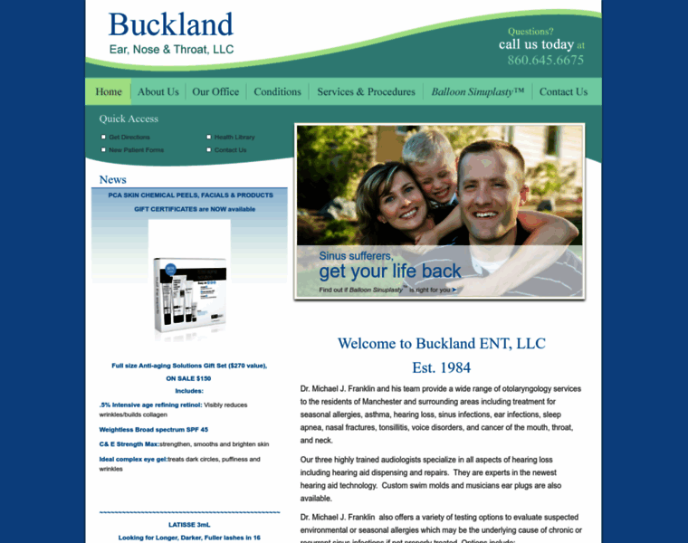 Bucklandearnosethroat.com thumbnail