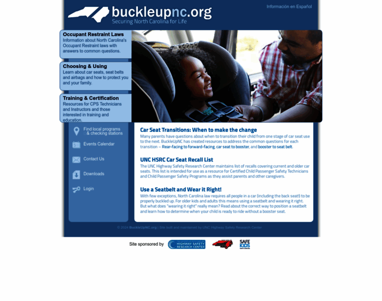 Buckleupnc.org thumbnail