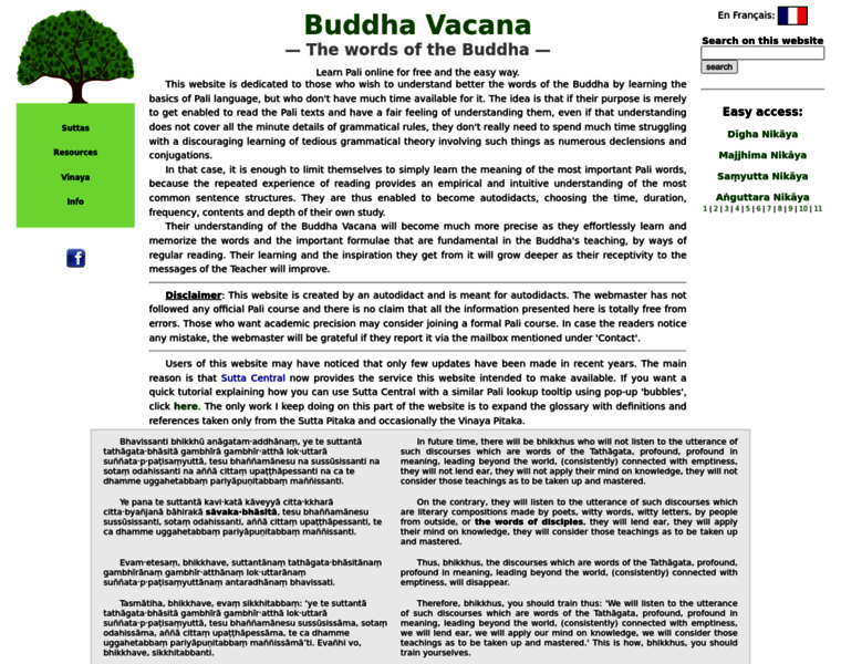 Buddha-vacana.org thumbnail