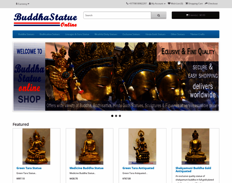 Buddhastatueonline.com thumbnail