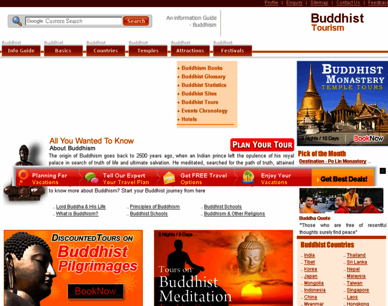 Buddhist-tourism.com thumbnail