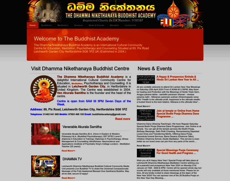 Buddhistacademy.com thumbnail