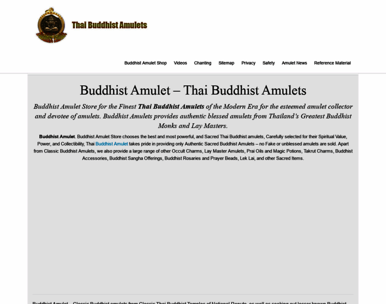 Buddhistamulet.net thumbnail