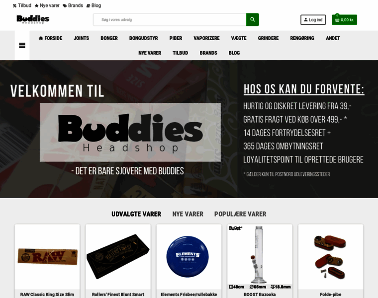 Buddies-headshop.dk thumbnail