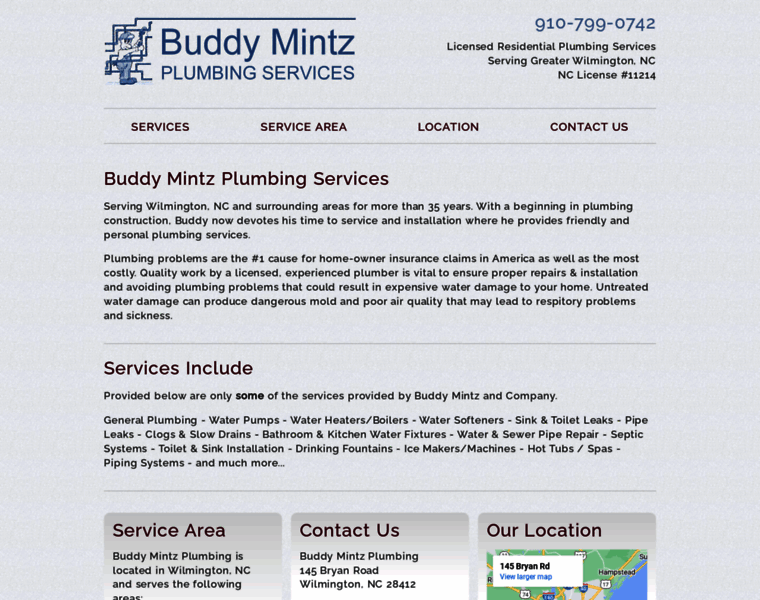 Buddymintzplumbing.com thumbnail
