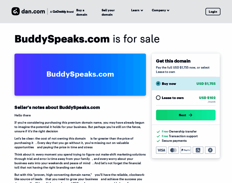 Buddyspeaks.com thumbnail