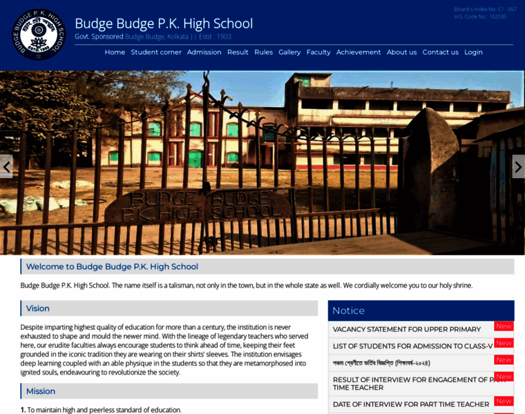 Budgebudgepkhighschool.org.in thumbnail