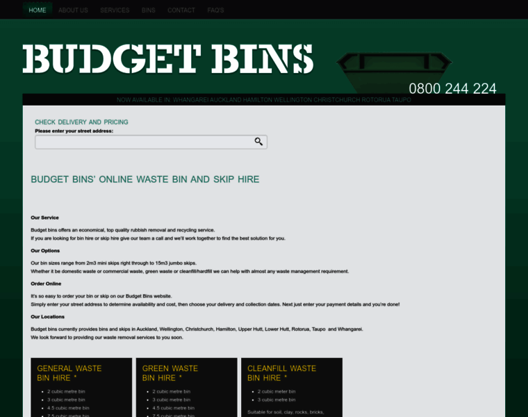 Budgetbins.co.nz thumbnail