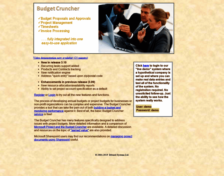 Budgetcruncher.com thumbnail