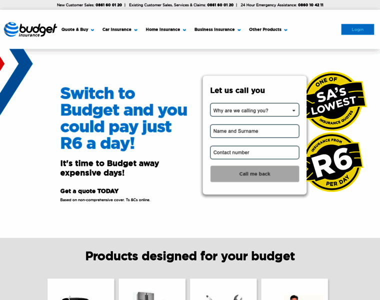 Budgetinsurance.co.za thumbnail Budgetinsurance.co.za thumbnail