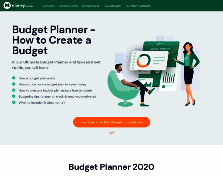 Budgetspreadsheet.com.au thumbnail