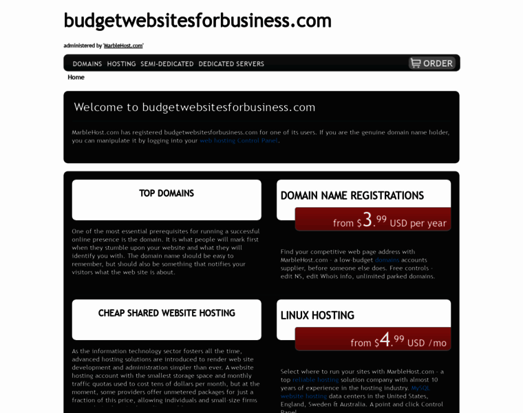 Budgetwebsitesforbusiness.com thumbnail