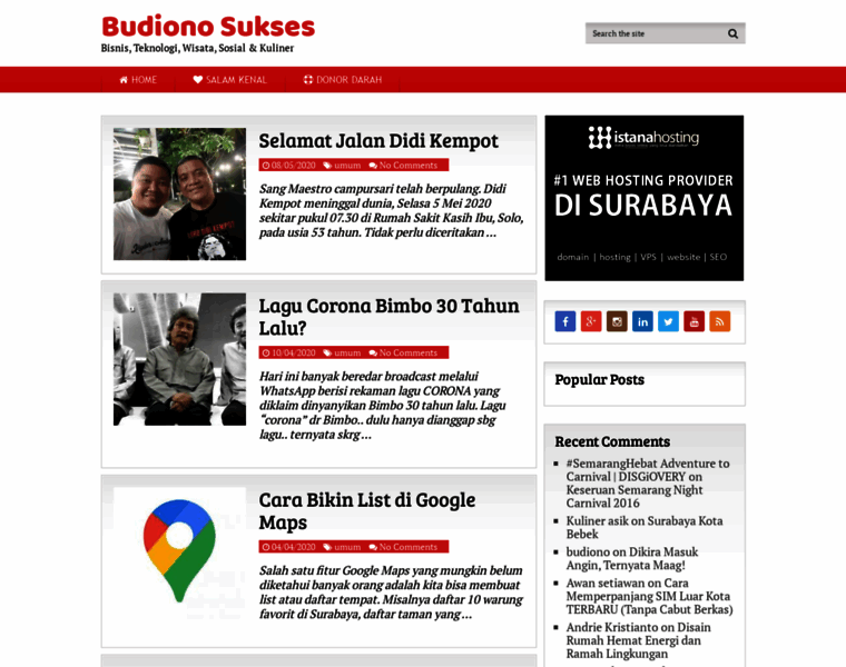 Budiono.net thumbnail